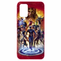 Чехол для Samsung A02s/M02s Avengers on fire - PrintSalon
