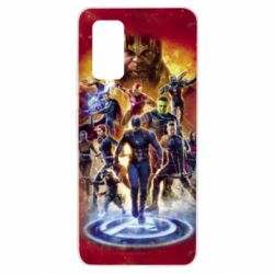 Чехол для Samsung A32 4G Avengers on fire - PrintSalon