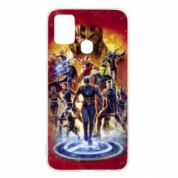 Чехол для Samsung M31 Avengers on fire - PrintSalon