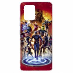 Чехол для Samsung S10 Lite Avengers on fire - PrintSalon