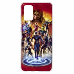 Чехол для Samsung S20+ Avengers on fire - PrintSalon