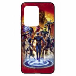 Чехол для Samsung S20 Ultra Avengers on fire - PrintSalon