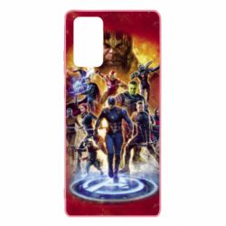 Чехол для Samsung Note 20 Avengers on fire