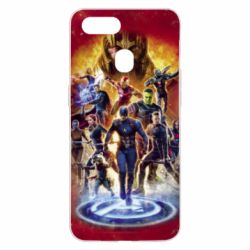 Чехол для Oppo A5s/A12 Avengers on fire - PrintSalon