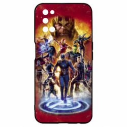 Чехол для Oppo A52/A72/A92 Avengers on fire - PrintSalon