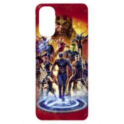 Чехол для Oppo Reno 4 Avengers on fire - PrintSalon