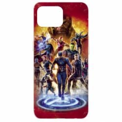Чехол для Oppo Reno 4 Lite Avengers on fire - PrintSalon