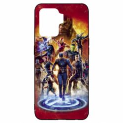 Чехол для Oppo Reno 5 Lite Avengers on fire - PrintSalon