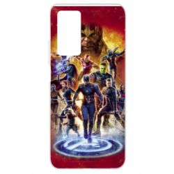 Чехол для Xiaomi Mi 10T/10T Pro Avengers on fire - PrintSalon