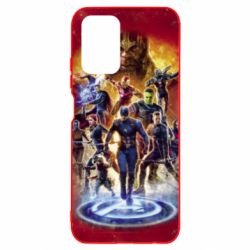 Чехол для Xiaomi Redmi Note 10 Avengers on fire - PrintSalon