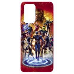 Чехол для Xiaomi Redmi Note 10 Pro Avengers on fire - PrintSalon