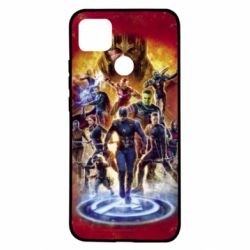 Чехол для Xiaomi Redmi 9c Avengers on fire - PrintSalon
