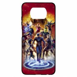 Чехол для Xiaomi Poco X3 Avengers on fire - PrintSalon