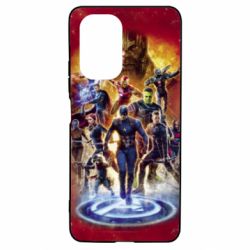 Чехол для Xiaomi Poco F3/K40 Avengers on fire - PrintSalon