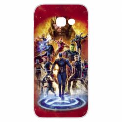 Чехол для Samsung A5 2017 Avengers on fire - PrintSalon