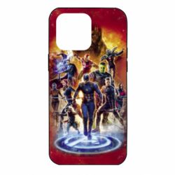 Чехол для iPhone 14 Pro Max Avengers on fire - PrintSalon
