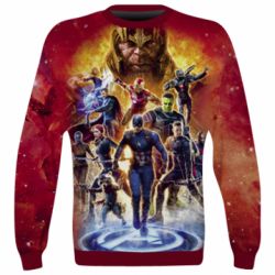 3D свитшот Avengers on fire - PrintSalon