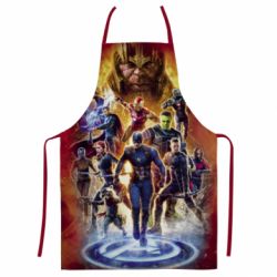Фартук с 3D принтом Avengers on fire - PrintSalon