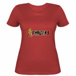 Женская футболка Avengers - PrintSalon