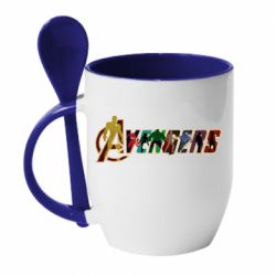 Чашка с ложкой Avengers - PrintSalon