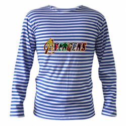 Тельняшка с длинным рукавом Avengers - PrintSalon