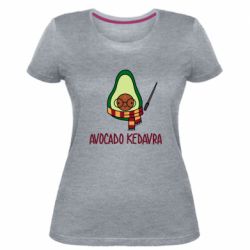 Жіноча преміум футболка Avocado kedavra - PrintSalon