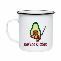Кружка емальована Avocado kedavra - PrintSalon