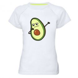 Женская футболка для спорта Avocado swag - PrintSalon