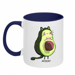 Чашка двокольорова Avocat