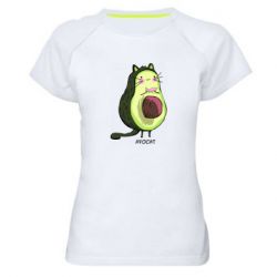 Жіноча футболка для спорту Avocat - PrintSalon