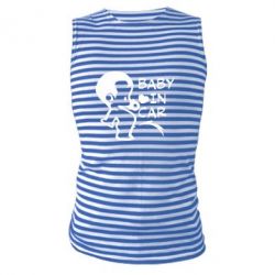 Майка-тельняшка Baby in car - PrintSalon