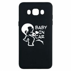 Чехол для Samsung J7 2016 Baby in car - PrintSalon