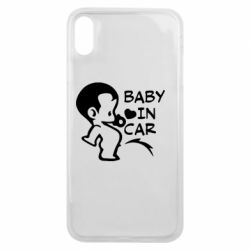 Чехол для iPhone Xs Max Baby in car - PrintSalon