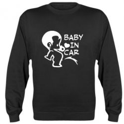 Cвитшот Baby in car - PrintSalon