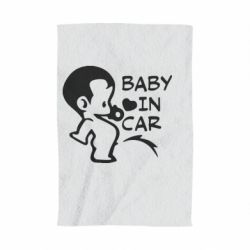 Полотенце с принтом Baby in car - PrintSalon