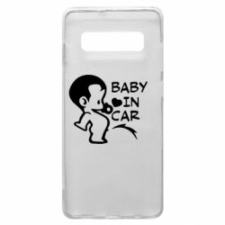Чехол для Samsung S10+ Baby in car - PrintSalon