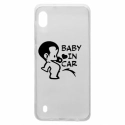 Чехол для Samsung A10 Baby in car - PrintSalon
