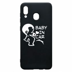Чехол для Samsung A30 Baby in car - PrintSalon