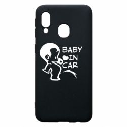 Чехол для Samsung A40 Baby in car - PrintSalon
