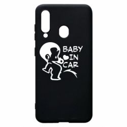 Чехол для Samsung A60 Baby in car - PrintSalon