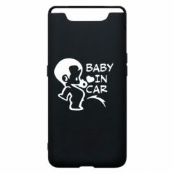 Чехол для Samsung A80 Baby in car - PrintSalon