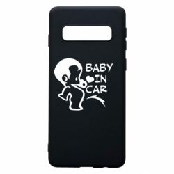 Чехол для Samsung S10 Baby in car - PrintSalon