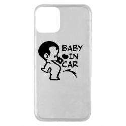 Чехол для iPhone 11 Baby in car - PrintSalon