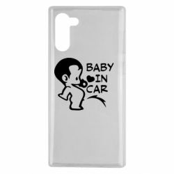 Чехол для Samsung Note 10 Baby in car - PrintSalon