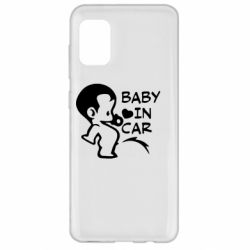 Чехол для Samsung A31 Baby in car - PrintSalon