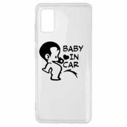 Чехол для Samsung A41 Baby in car - PrintSalon