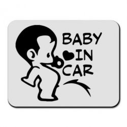 Коврик для мыши Baby in car - PrintSalon