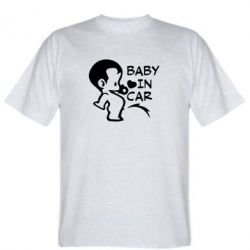Мужская футболка Stedman Baby in car - PrintSalon