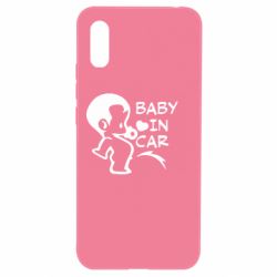 Чехол для Xiaomi Redmi 9a Baby in car - PrintSalon