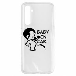 Чехол для Realme 6 Pro Baby in car - PrintSalon